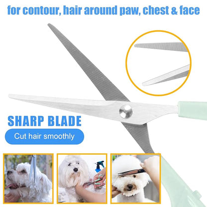 Pet Grooming Kit with Pet Shedding Slicker Brush, Bath Massage - Image 4