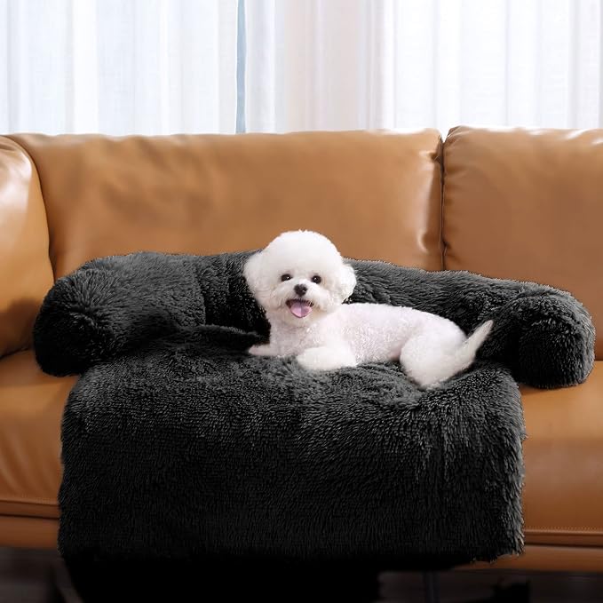 HachiKitty Dog Sofa Bed, Plush Couch Cover - Image 6