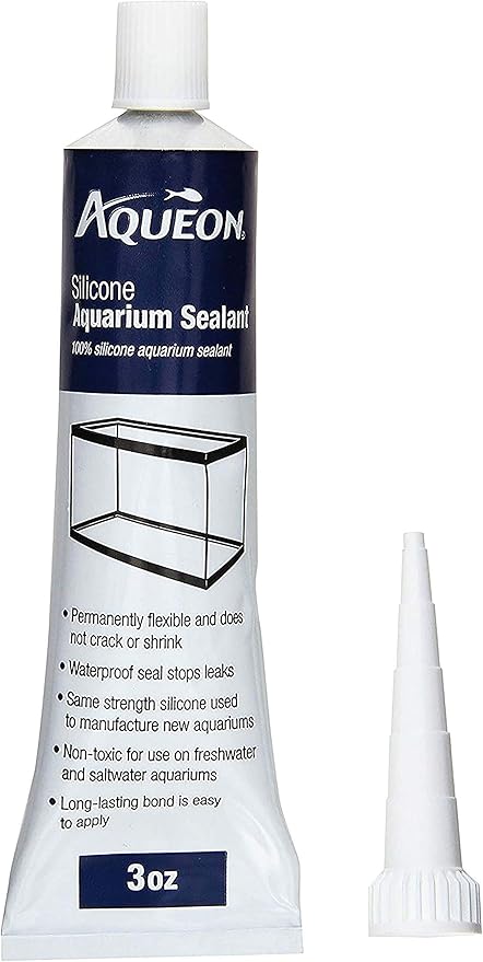 Aqueon Silicone Sealant Clear 3 Ounces by Aqueon