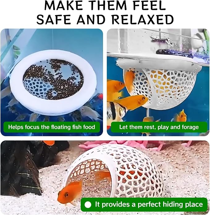 Aquarium Betta Fish Feeding Station, Floating Ring - Image 5