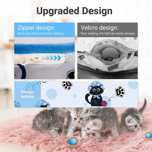 Interactive Cat Toys for Indoor Cats Automatic Motion Activated Moving Ball - Image 2