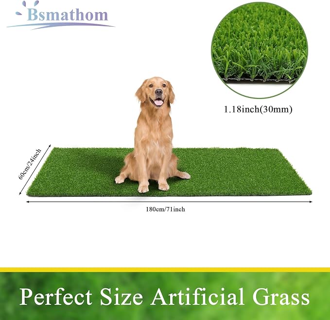 Bsmathom Artificial Grass Rug - Image 3