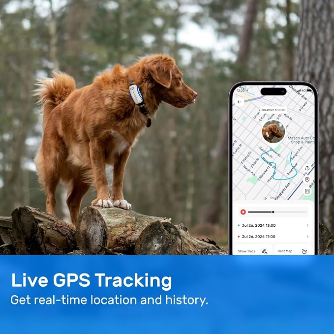 Dog GPS Tracker, Smart Waterproof Tracker - Image 8