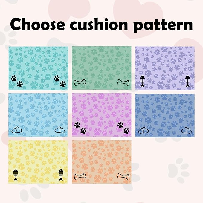 Personalized Dog Cat Food Mat Waterproof Non Slip Pet Bowl Mat Absorbent Quick - Image 2