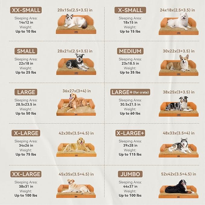 Large Dog Bed Orthopedic Washable, Dog Beds - Image 2