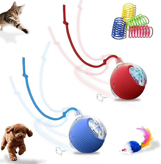 2-Pack Interactive Cat Toys Ball by Petayouj