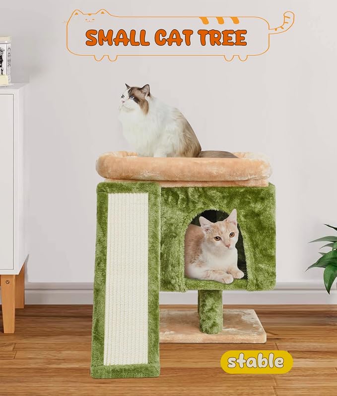 SYANDLVY Small Cat Tree for Indoor Cats, Cat Tower - Image 2