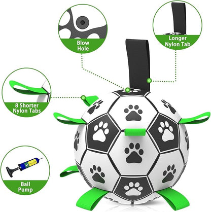 QDAN 2 PCS Dog Toys Soccer Ball Set - Image 6