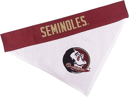 Pets First Collegiate Pet Accessories, Reversible Bandana, Florida State by PETSFIRST