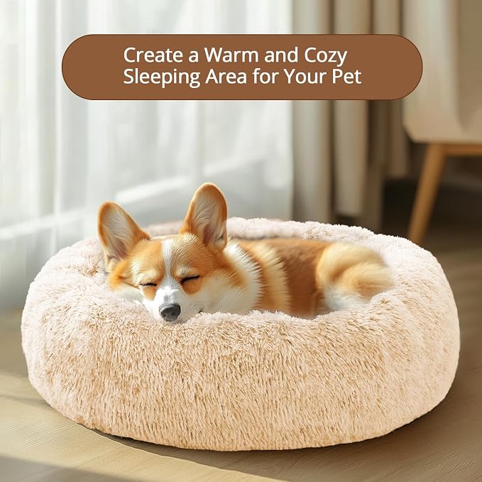 JOLLYVOGUE Calming Dog Bed for Small Dogs - Image 4
