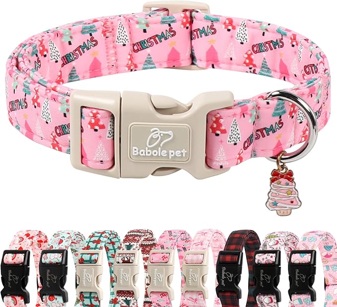 Christmas Dog Collar for Small Dogs by Babolepet