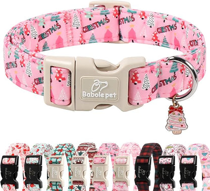Christmas Dog Collar for Small Dogs by Babolepet