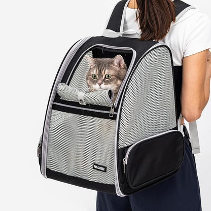 Cat Backpack，Expandable Cat Carrier Backpack, Dog Backpack Carrier and Pet - Image 9