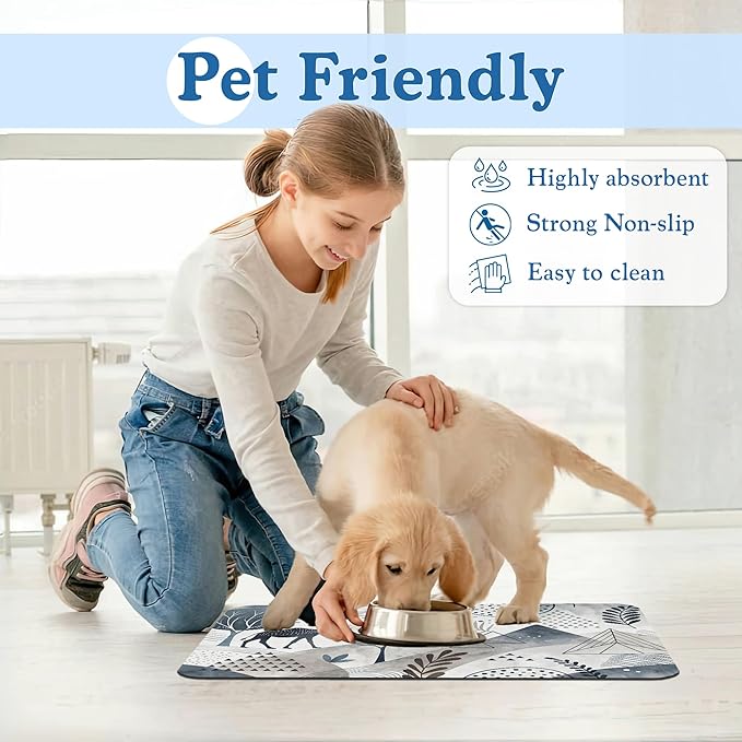 Watercolor Desert Camel Pet Feeding Mat - Image 6