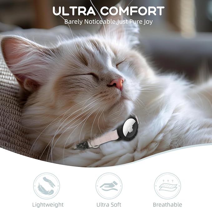 AirTag Cat Collars, Stretchy Collar - Image 7