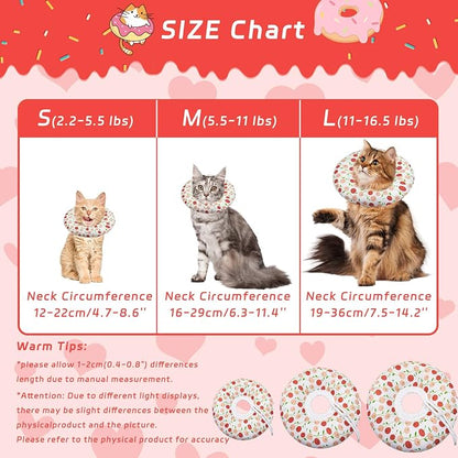 Cat Cone Collar Soft, Adjustable Cat Recovery Collar - Image 2