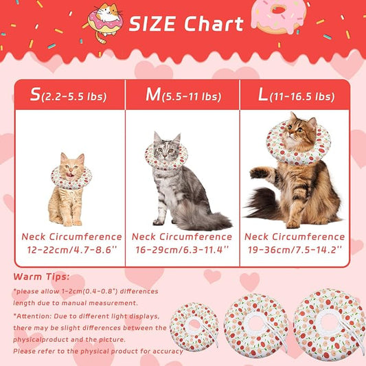 Cat Cone Collar Soft, Adjustable Cat Recovery Collar - Image 2
