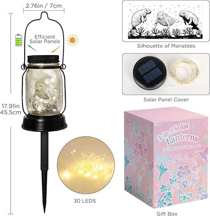 kyoryuger Manatee Gifts for Women/Men Manatee Lovers Solar Lantern Mom Birthday - Image 7