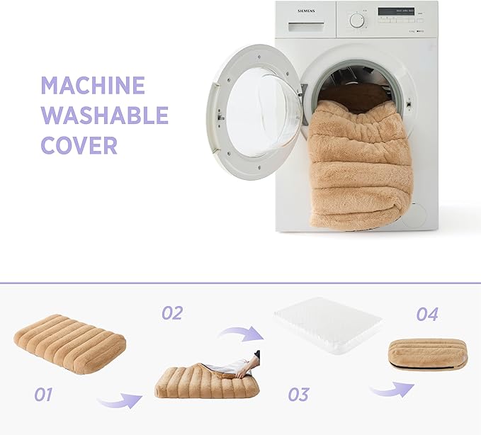 LE SURE Cute Orthopedic Dog Bed Large Sized Dog, Waterproof Chic Flat Pet Beds - Image 5