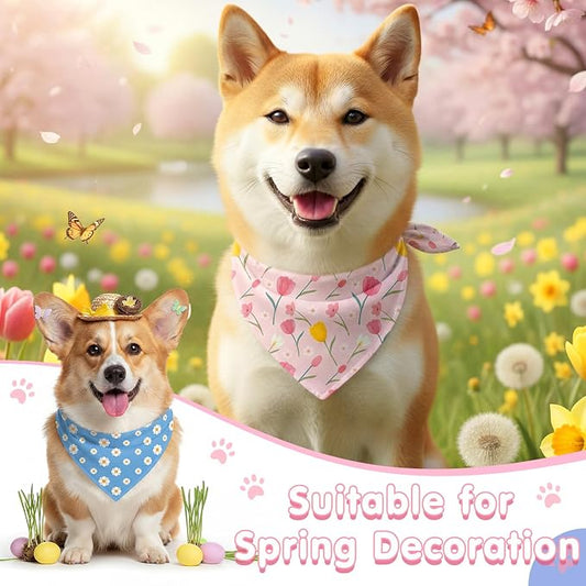 Weewooday 50 Pcs Dog Bandanas Bulk Dog Bandanas - Image 2