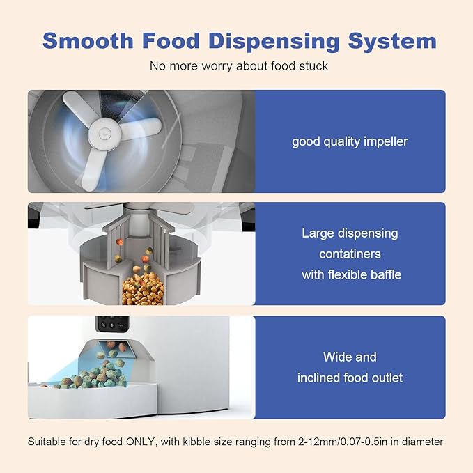 Automatic Cat Feeder, 4L Cat Food Dispenser - Image 4