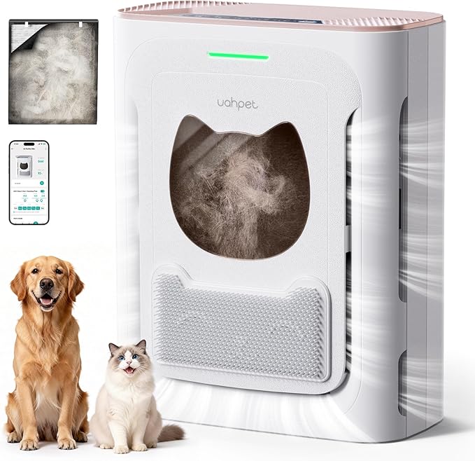 uahpet Pet Air Purifier for Home, Smoke for Large Rooms up to 2100 Ft² by uahpet