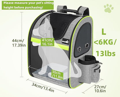 Pecute Pet Carrier Backpack, Cat Backpack Carrier, Expandable - Image 2