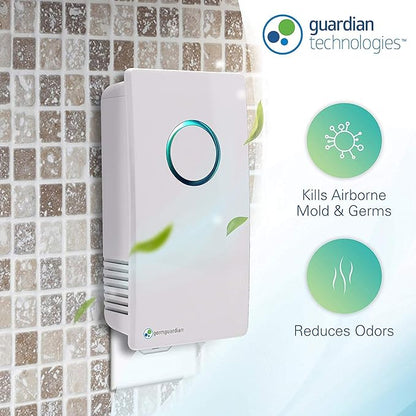 Germ Guardian GG1100W 7” Pluggable Small Air Purifier, Small Room Wall Air - Image 2