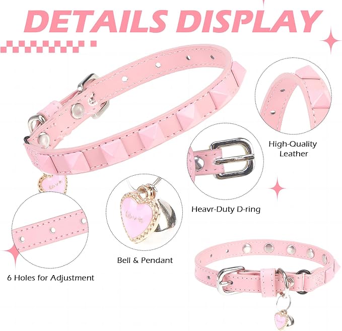 EXPAWLORER Halloween Leather Cat Collar - Image 3
