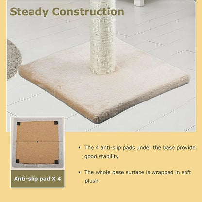 Dimaka 29" Height Tall Cat Scratching Post, Claw Scratcher - Image 4