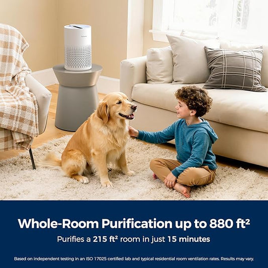 Purivortex Air Purifiers for Home, Quiet HEPA Air Filter for Pollen, Pet Dander - Image 2