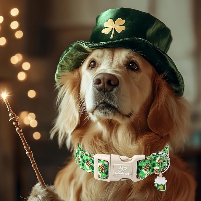 St Patricks Day Dog Collar for Small Dogs - Image 2
