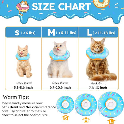 Cat Cone Collar Soft, Cat Recovery Collar - Image 2