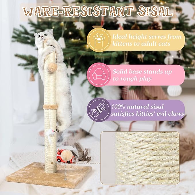 ANWA 32" Tall Cat Scratching Posts - Image 5