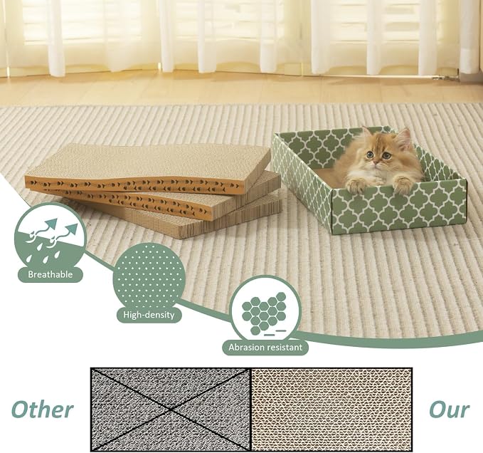 MECOOL Cat Scratching Board，3PC Scratch Pad - Image 5