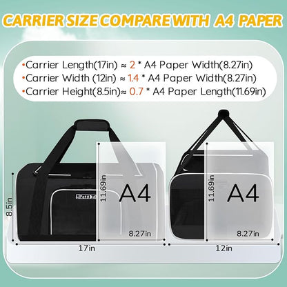 Petskd Pet Carrier 17x12x8.5 JetBlue Allegiant Airline Approved, Pet Travel - Image 3