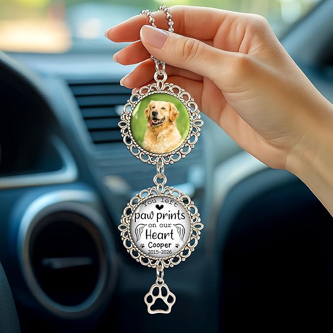 Hyturtle Personalized Pet Memorial Car Hanging Ornament - Image 5