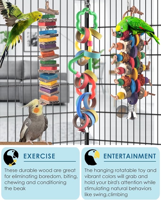 Bissap 3 PCS Bird Chew Toys - Image 4