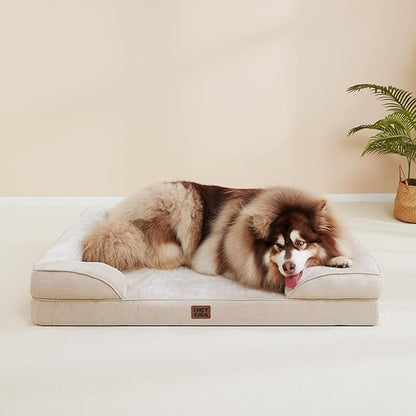 EHEYCIGA Orthopedic Dog Bed for Large Dogs, Waterproof Memory Foam, Non-Slip - Image 5