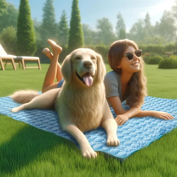 Dog Cooling Mat for Dogs, Pet Cooling Pad Bed for Dog Easy Washable for All - Image 7