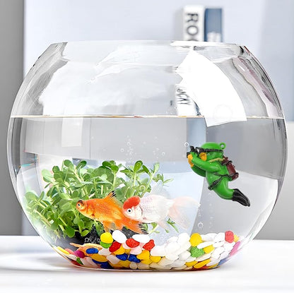 onesimcr Floating Fish Tank Decorations, Aquarium Decorations, Lovely Diver - Image 9