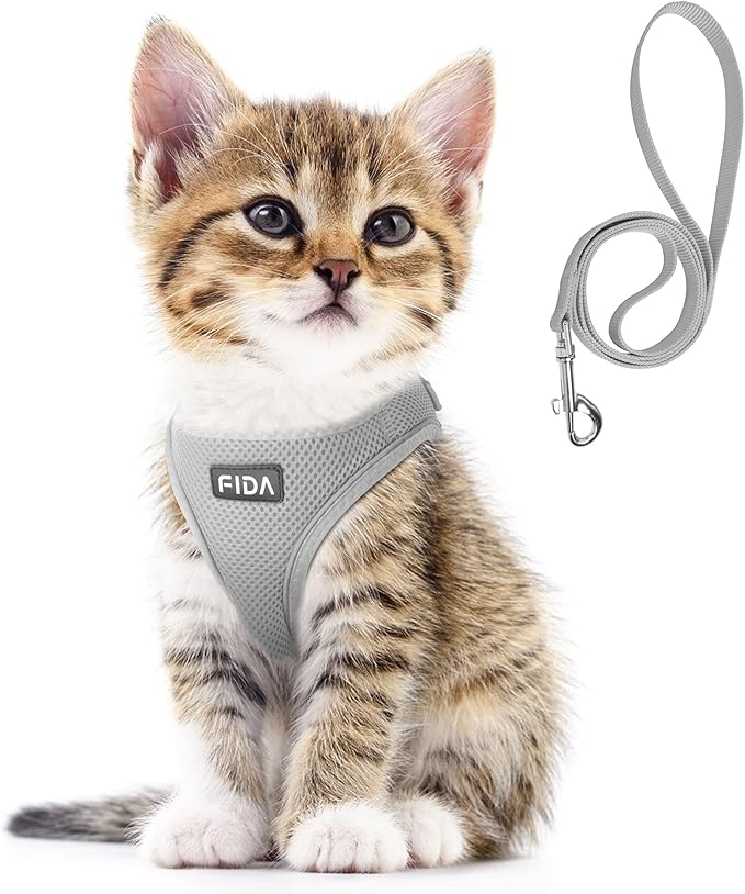 Fida Comfy Dog Harness with Leash, Cat Vest Harness Escape Proof, Breathable by Fida