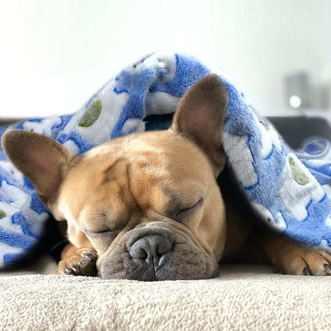 Dog Blankets for Medium Large Dogs, 3 Pack Washable Pet Throw 41" x 31" - Image 5