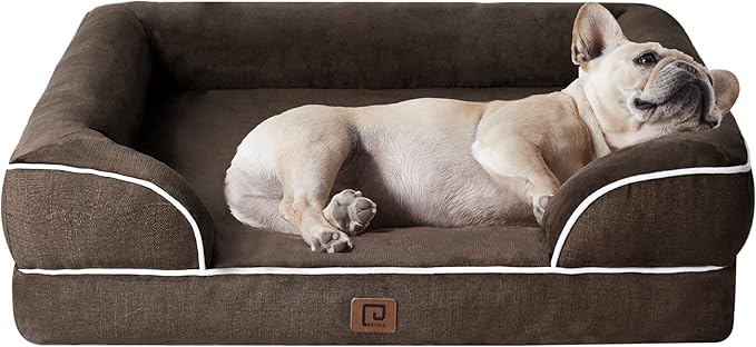 EHEYCIGA Orthopedic Dog Bed for Medium Dogs, Waterproof Memory Foam Medium Dog by EHEYCIGA