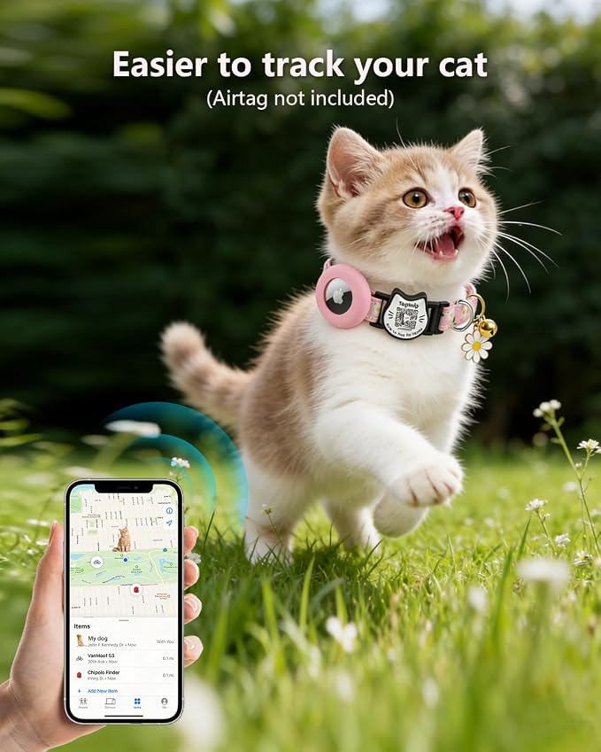 Cute Floral Breakaway Cat Collar - Image 6