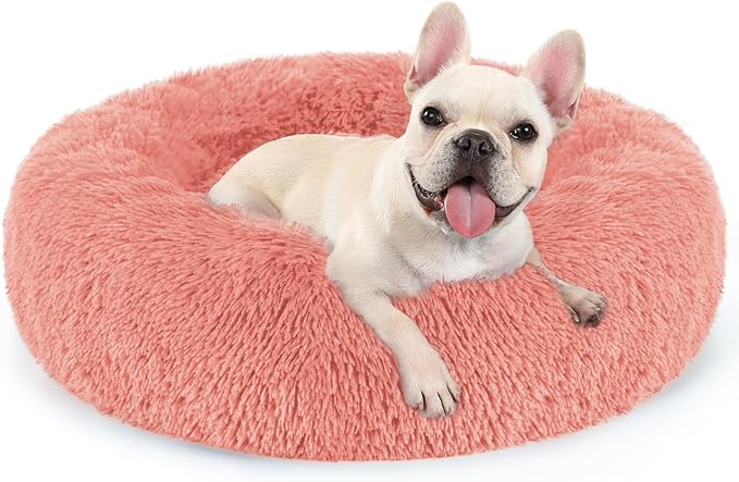 rabbitgoo Calming Dog Bed for Small Medium, 27 inches Pet Bed Machine Washable by rabbitgoo