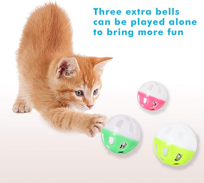 UPSKY Cat Toy Roller 3-Level Turntable Cat Toy Balls - Image 5