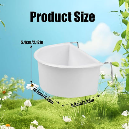 Bird Feeder, Bird Water Cage Accessories, Hanging Bird Food Bowl Cups - Image 2