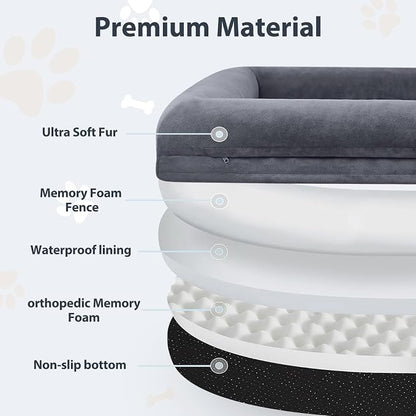 WNPETHOME Human Dog Bed for Adult, Washable Dog Couch - Image 2