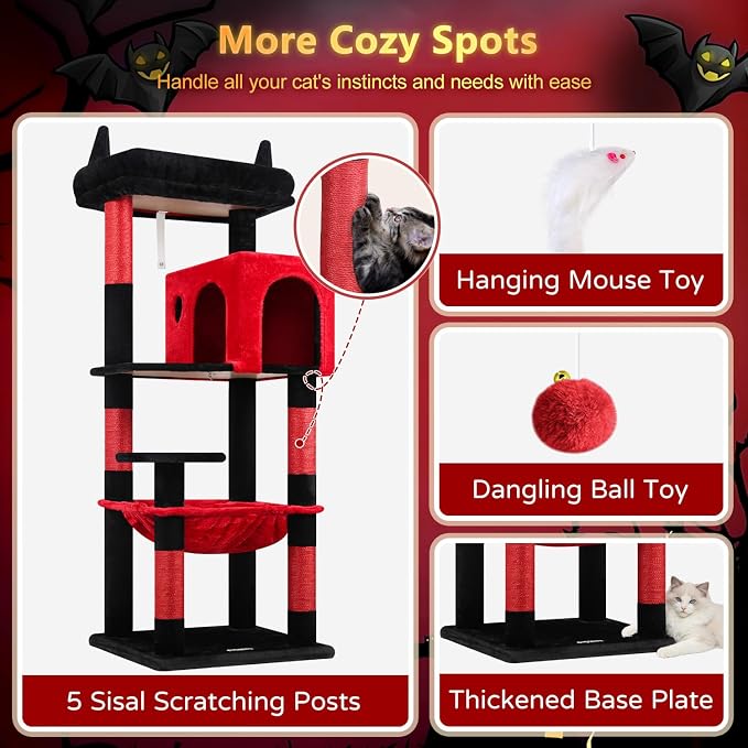 Globlazer Gothic Cat Tree Tower - Image 5